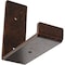 Ekena Millwork Steel Hanging Shelf Bracket, Antiqued Copper 2"W x 6"D x 5 1/2"H BKTM02X06X05HSACO - alternate 1